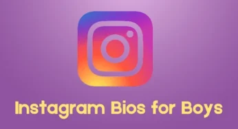 Instagram Bio For Boys: Stylish Fonts & Attitude Insta Bio