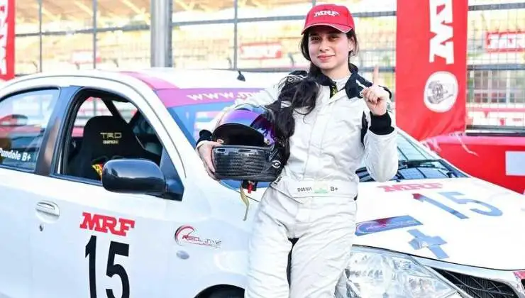 diana pundole first indian women car racer