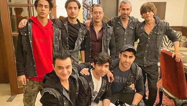 Robin passi with Shah Rukh Khan.