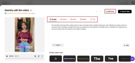 AI video generator simple video